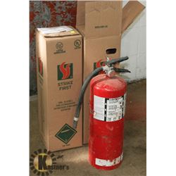 LOT OF TWO 20LB FIRE EXTINGUISHERS