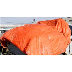 PICKUP BED OF SCAFFOLDING MESH