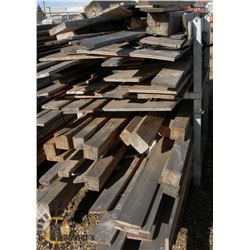 DOUBLE STACKED RACKS WITH SCRAP WOOD