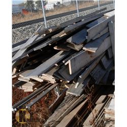 DOUBLE STACKED RACKS WITH SCRAP WOOD