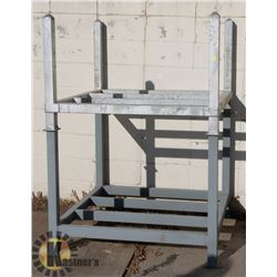 PILE OF METAL RACKS