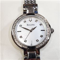 3) STAINLESS STEEL BULOVA WOMEN WATCH