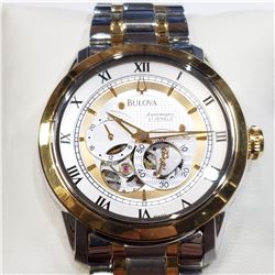 7) STAINLESS STEEL BULOVA (STORE RETURN) WATCH