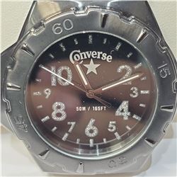 14) STAINLESS STEEL CONVERSE WATCH