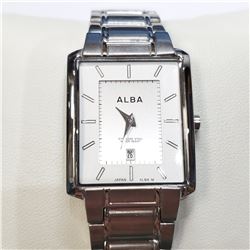 17) STAINLESS STEEL ALBA WATCH