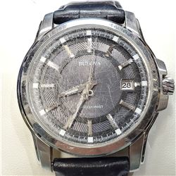 21) STAINLESS STEEL BULOVA WATCH