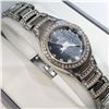Image 2 : 22) STAINLESS STEEL BULOVA DIAMOND WATCH