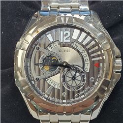23) STAINLESS STEEL GUESS AUTOMATIC WATCH
