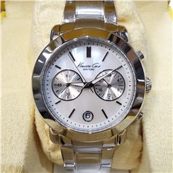25) STAINLESS STEEL KENNETH COLE NEW YORK WATCH