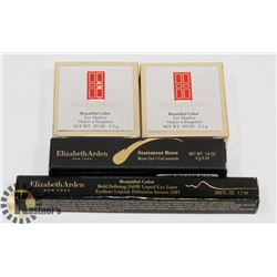 LOT OF ELIZABETH ARDEN MAKEUP INCL 2 BEAUTIFUL
