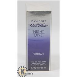 DAVIDOFF COOL WATER NIGHT DIVE WOMAN 50ML EAU DE
