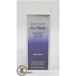 DAVIDOFF COOL WATER NIGHT DIVE WOMAN 50ML EAU DE