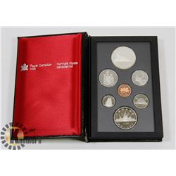 1986 CANADIAN PROOF SET 7 COINS INCLUDING SILVER