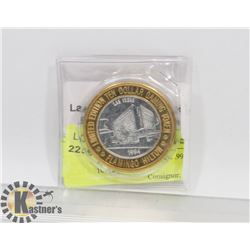 LAS VEGAS FLAMINGO HOTEL .999 SILVER $10 GAMING