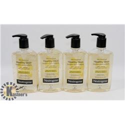 LOT OF 4 NEUTROGENA HEALTHY SKIN DAILY CLEANSER