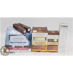 BAG OF ASST INCL MAKE UP WIPES, MOISTURIZER & MORE