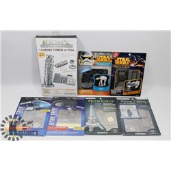 SET OF 7 SEALED METAL EARTH 3D KITS
