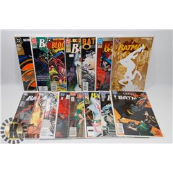 FLAT OF BATMAN COMICS.