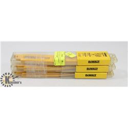 3 PACKS X  5 BLADES  OF DEWALT DEMOLITION DW 4863