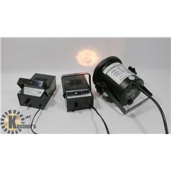 12" MIRROR DISCO BALL W/ 2 MIMI STROBE LIGHTS AND