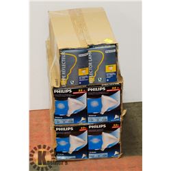 3 CASES OF ASSORTED LIGHT BULBS