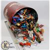 Image 1 : DECORATIVE BUCKET FULL OF ASSORTED ACTION