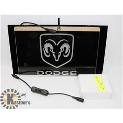 LIGHTED NEON LED SIGN BLUE "BLUE" 8X12