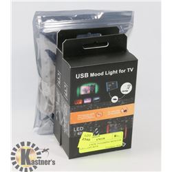 LOT OF 4 NEW TV/GAMING MONITOR  LED LIGHT KITS