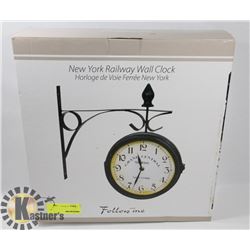 VINTAGE STYLE CLOCK (NEW YORK RAILWAY)