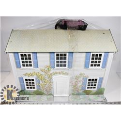VINTAGE DOLL HOUSE WITH ACCESSORIES