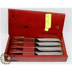 SET OF STEAK KNIVES-BROIL KING