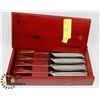 Image 1 : SET OF STEAK KNIVES-BROIL KING