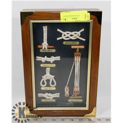 VINTAGE KEY HOLDER SHIP KNOT ROPES