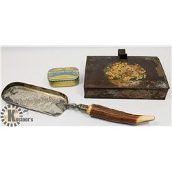 SET OF 3 ITEMS CRUMB SCOOP HORN