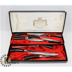 VINTAGE SHEFFIELD GOLD CROWN CARVER