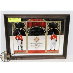LONDON GIN MIRRORED BAR WALL HANGING