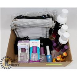 BOX OF NEW NAIL PRODUCTS INCLUDING