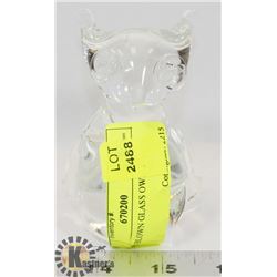HAND BLOWN GLASS OWL