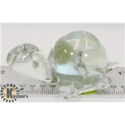 HAND BLOWN GLASS TURTLE