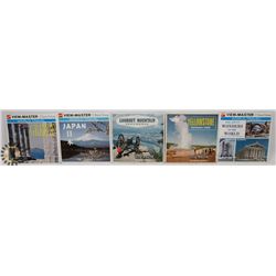 5 WORLD TRAVEL VIEWMASTER PACK REELS