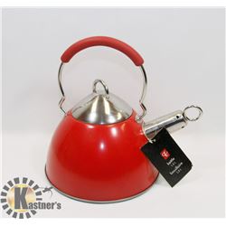 NEW PC 1.5 L RED & SILVER KETTLE - GENERAL,