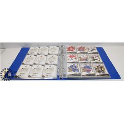 BINDER OF MVP AND ASSORTED HOCKEY CARDS