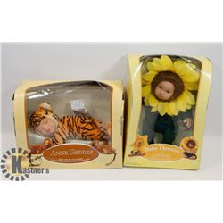 SET OF 2 ANNE GEBBES BEAN FILLED