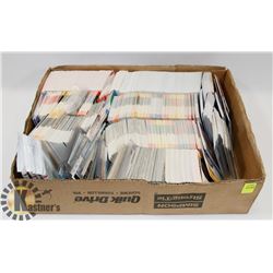 BOX OF ASSORTED HOCKEY CARDS