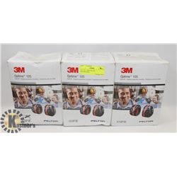 LOT OF 3  NEW PELTOR HEADPHONES