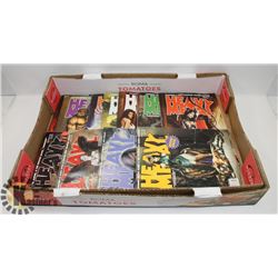 FLAT OF HEAVY METAL GRAPHIC NOVELS