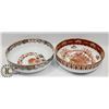 Image 1 : 2 VINTAGE DECORATIVE BOWLES