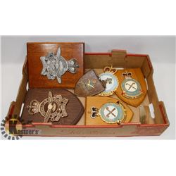 LARGE COLLECTION OF RCAF PLAQUES