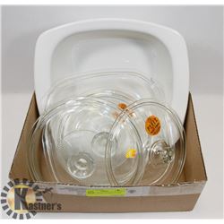 CORNING WARE CASSEROLE DISH WITH LID