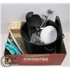 Image 1 : NEW KITCHEN ITEMS/CORNING WARE TEA POT, GLOVES